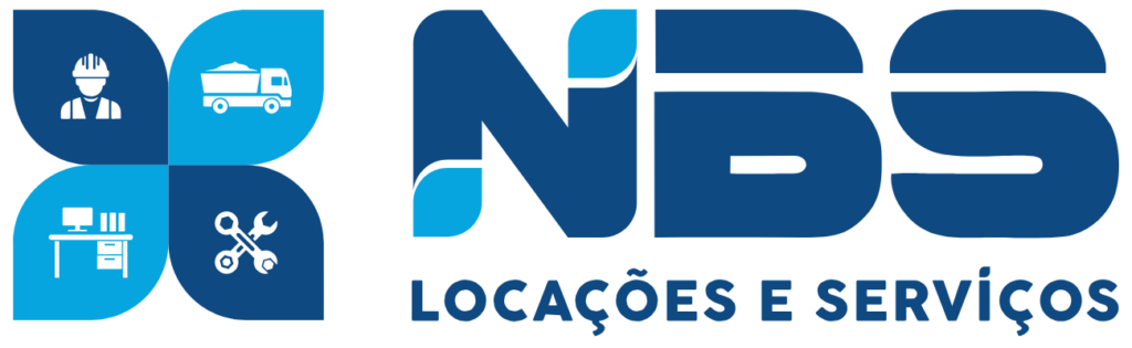 logo NBS Locações e Serviços, logo empresa de locação de equipamentos